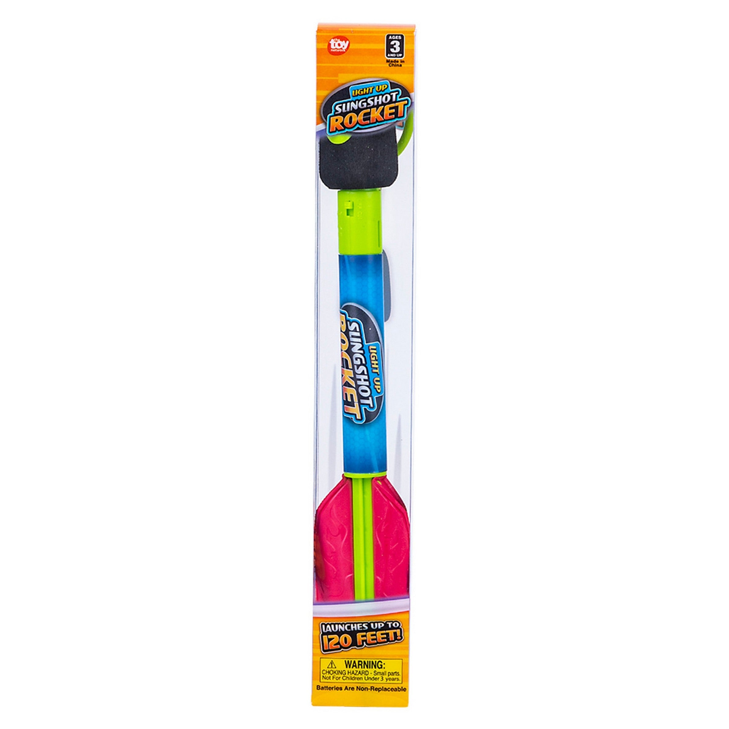 Light-up Slingshot Rocket 9.5in Age 3+