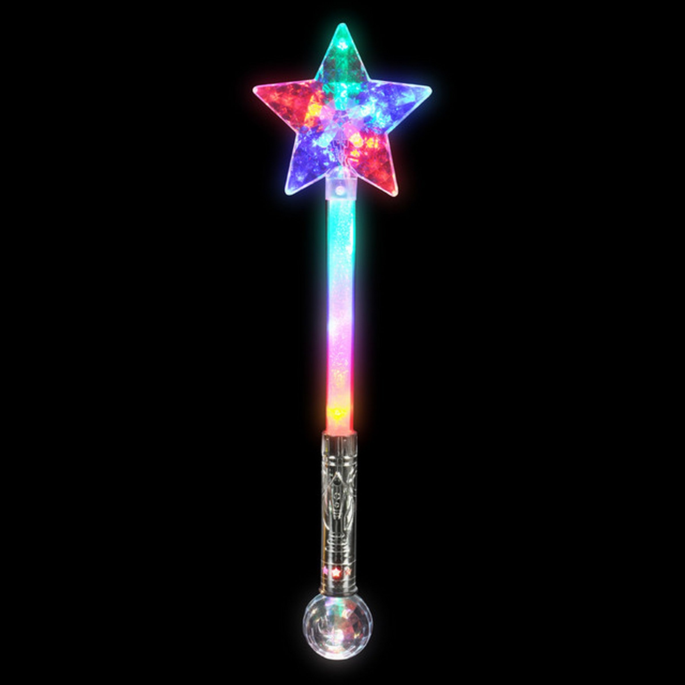 Light-up Magic Ball Star Wand - Plastic 21in Age 3+