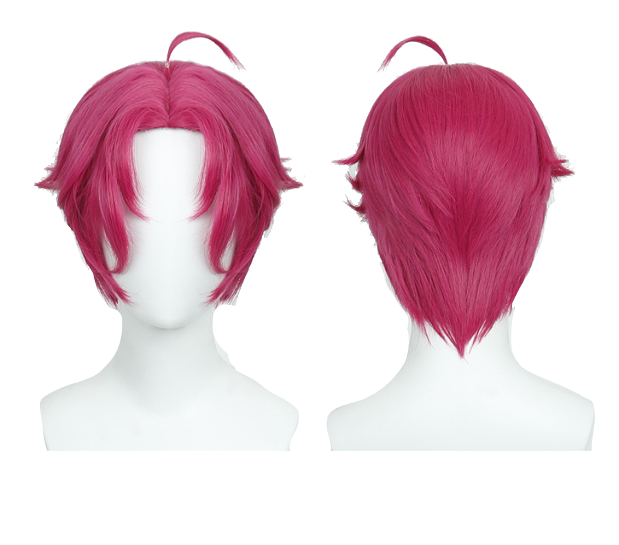 K-POP Demon Hunters – Perruque rose Saja Boys Abby pour adulte (homme)
