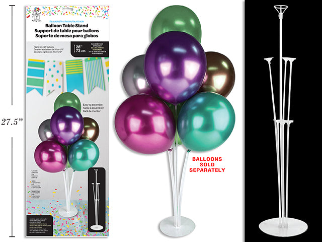 Support de Table pour Ballons Réutilisable, 7 Tiges, 28po