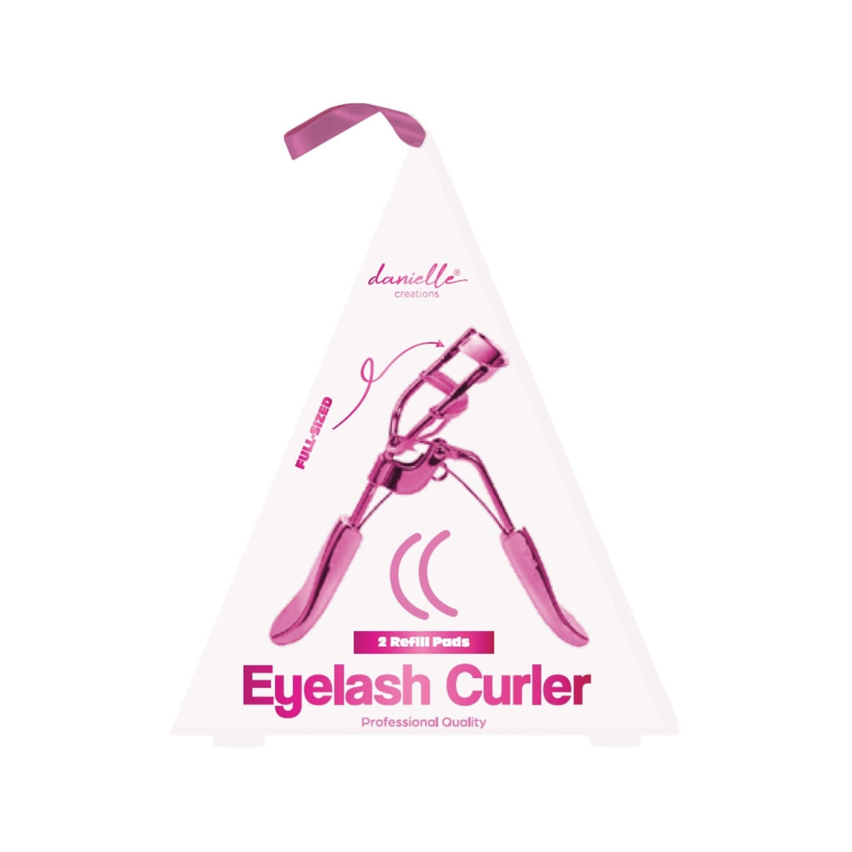 Danielle Creations Recourbe-cils 3 pièces électroplaqué rose