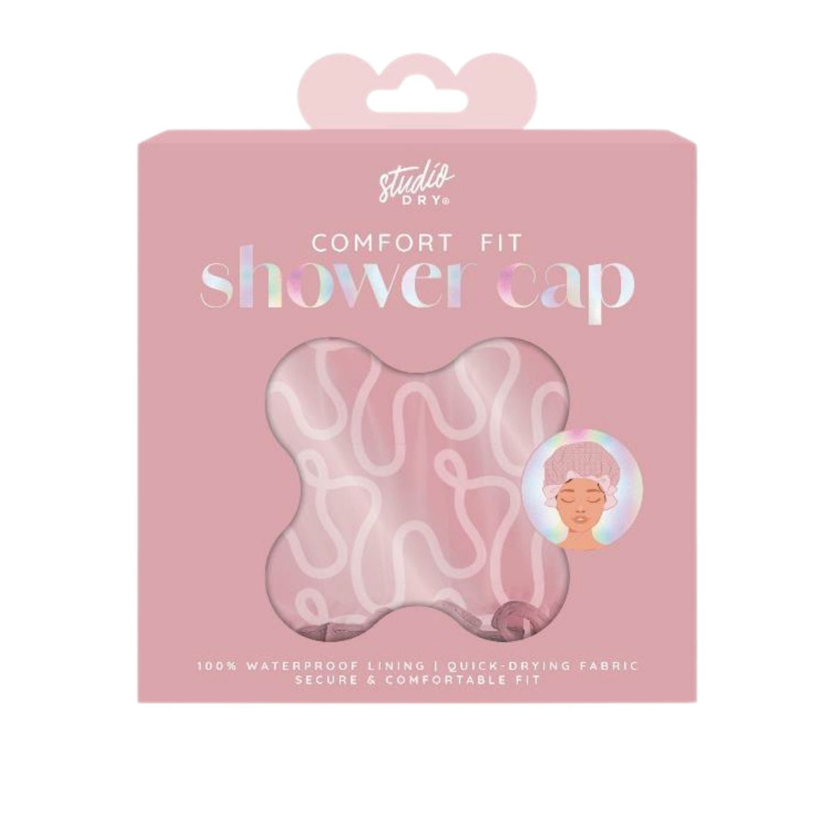 Studio Dry Bonnet de douche confortable mauve