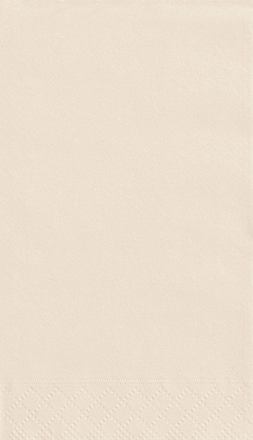 20 serviettes invitées vanille 2 plis, 12,9x15,2po