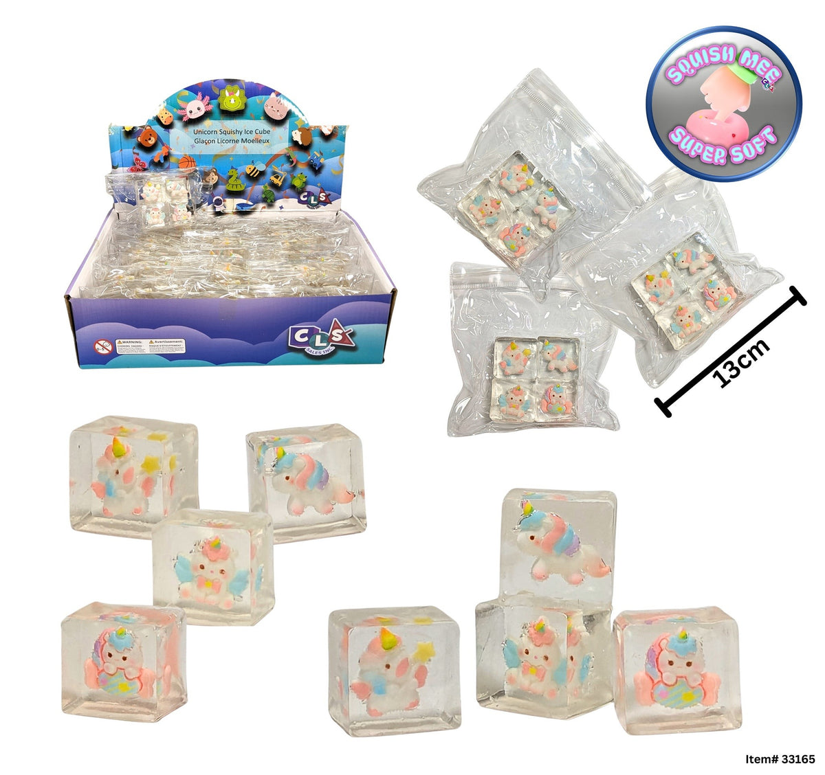 Cube squish licorne