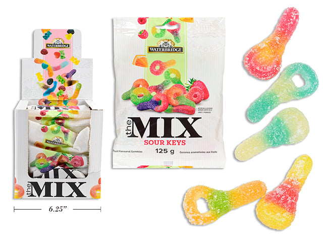 The Mix Gummies Cles Sures, 125g