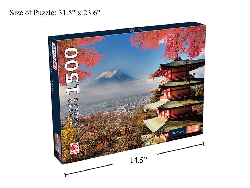 Casse-Tete Paysage Fujisan, 1 500 Pieces, 14 Ans+, 31.5x23.6po