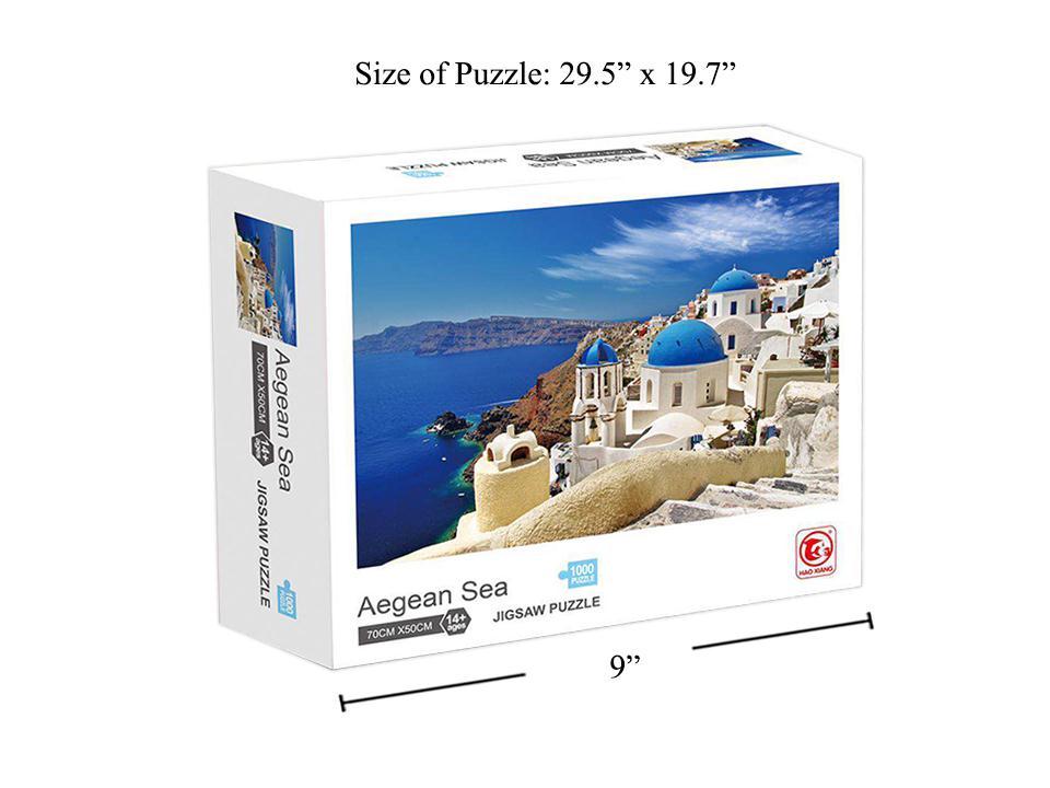 Casse-Tete Mer Egee, 1 000 Pieces, 14 Ans+, 29.5x19.7po