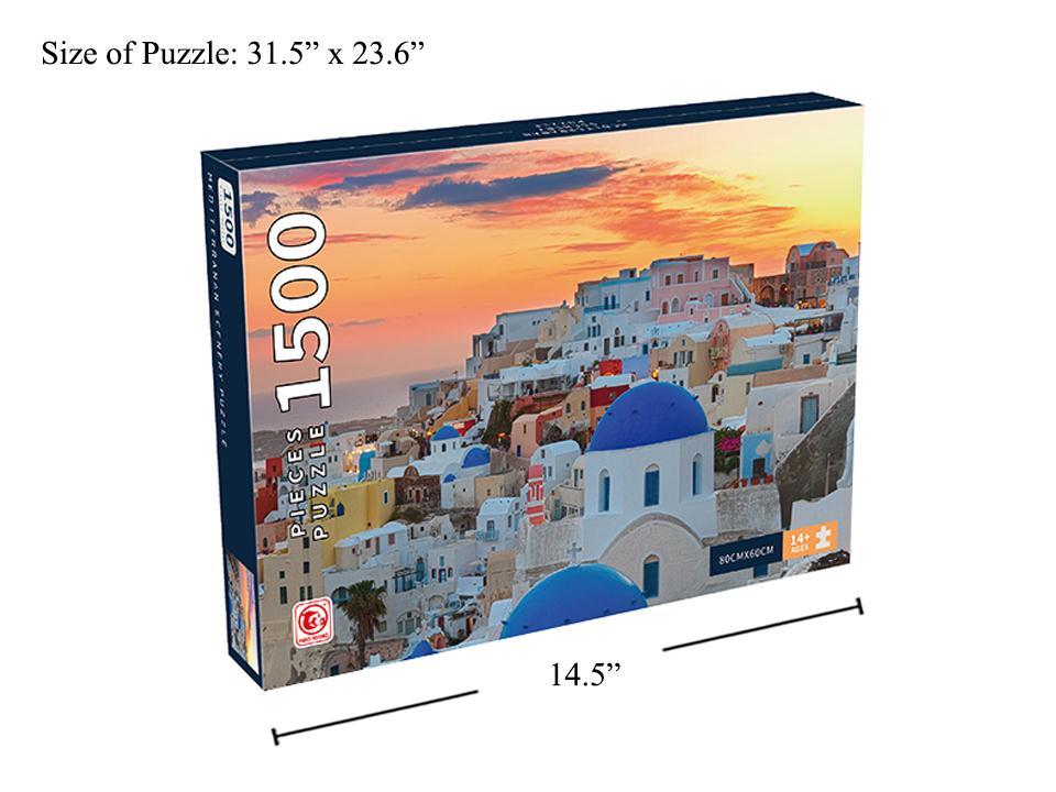 Casse-Tete Mer Egee, 1 500 Pieces, 14 Ans+, 31.5x23.6po