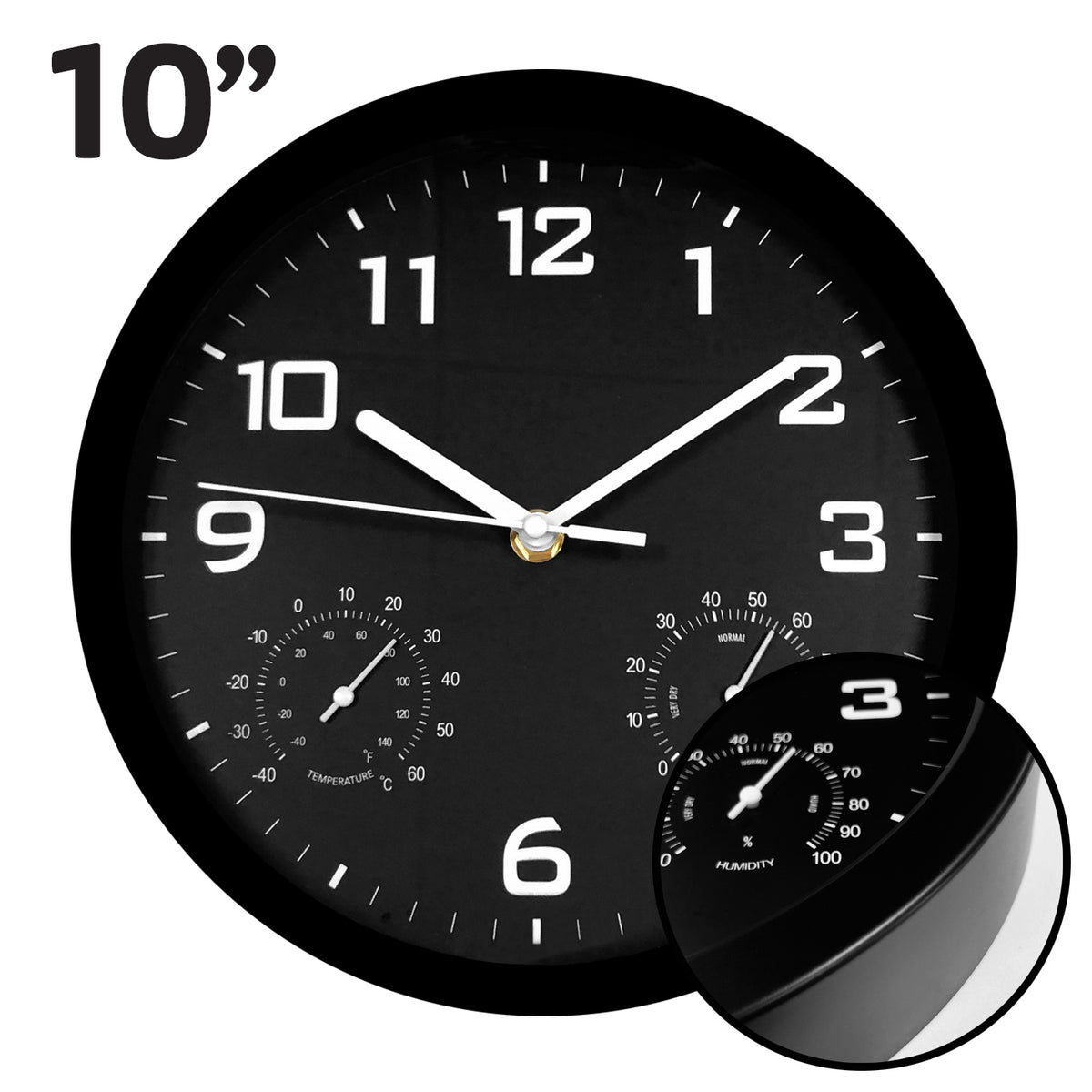 Horloge murale 10po, marine