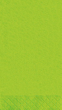 20 serviettes invitées vert néon 2 plis, 12,9x15,2po