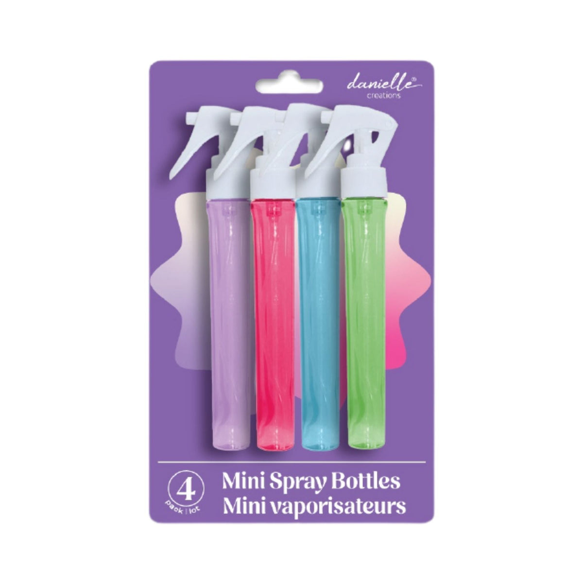 Danielle Creations Ensemble de 4 mini vaporisateurs