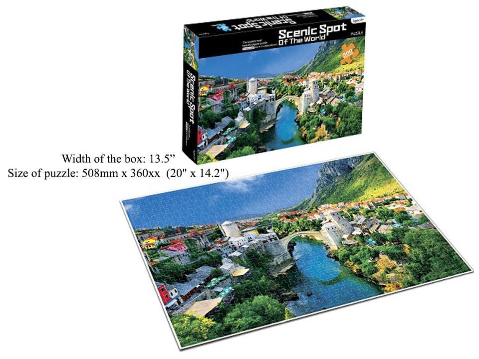 Casse-Tete Stari Most, 500 Pieces, 8 Ans+, 20x14.2po