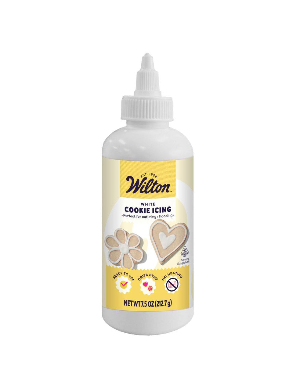 Wilton Glaçage à biscuits blanc, 7,5oz (213g)