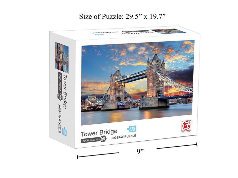 Casse-Tete Pont de Londres, 1 000 Pieces, 14 Ans+, 29.5x19.7po