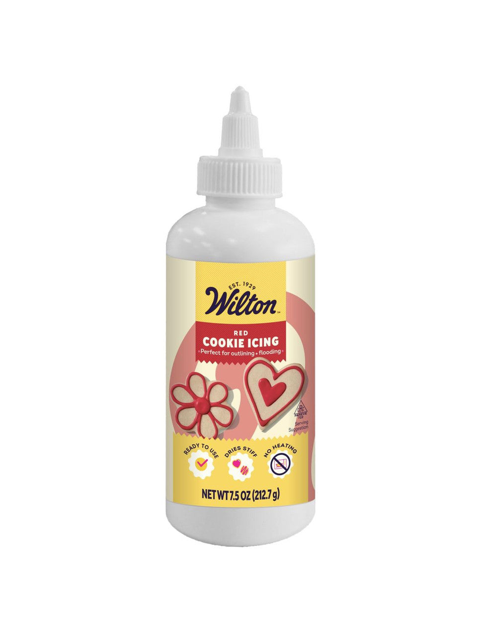Wilton Glaçage à biscuits rouge, 7,5oz (213g)
