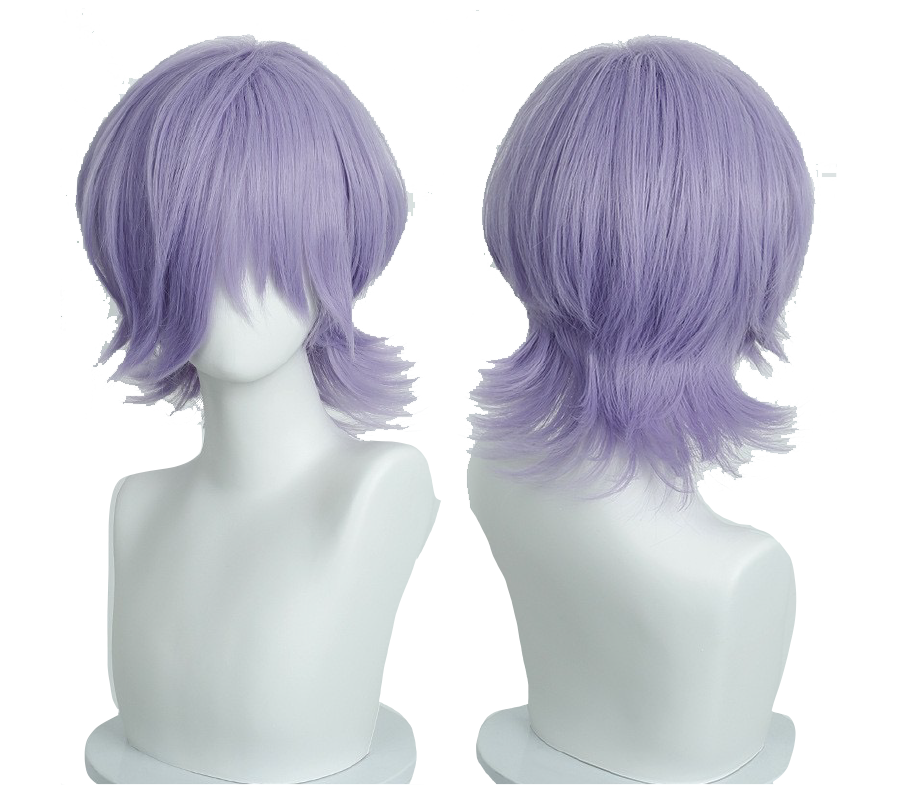 K-POP Demon Hunters – Perruque mauve Saja Boys Mystery pour adulte (homme)