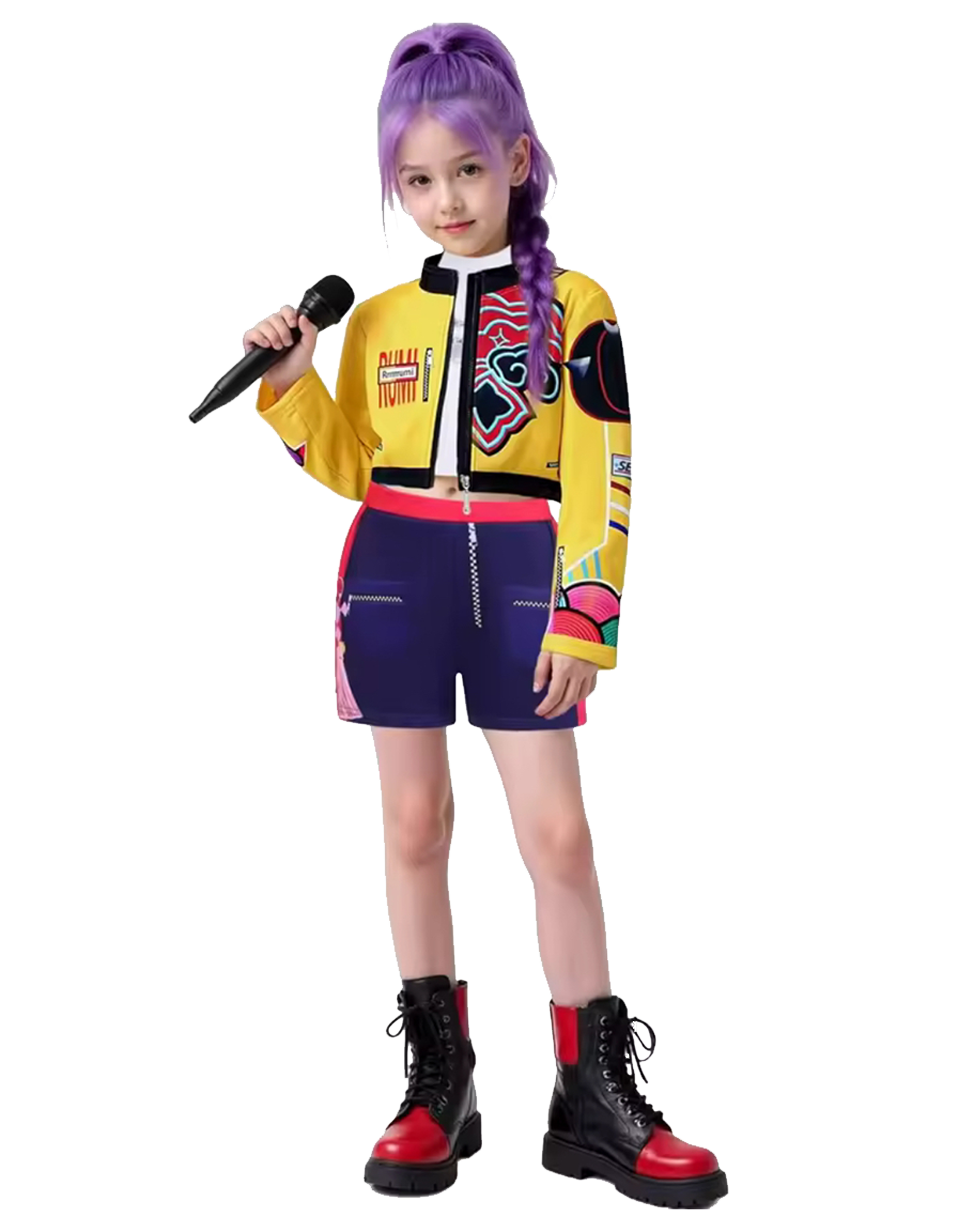 K-POP Demon Hunter - Ensemble de costume Rumi pour enfant