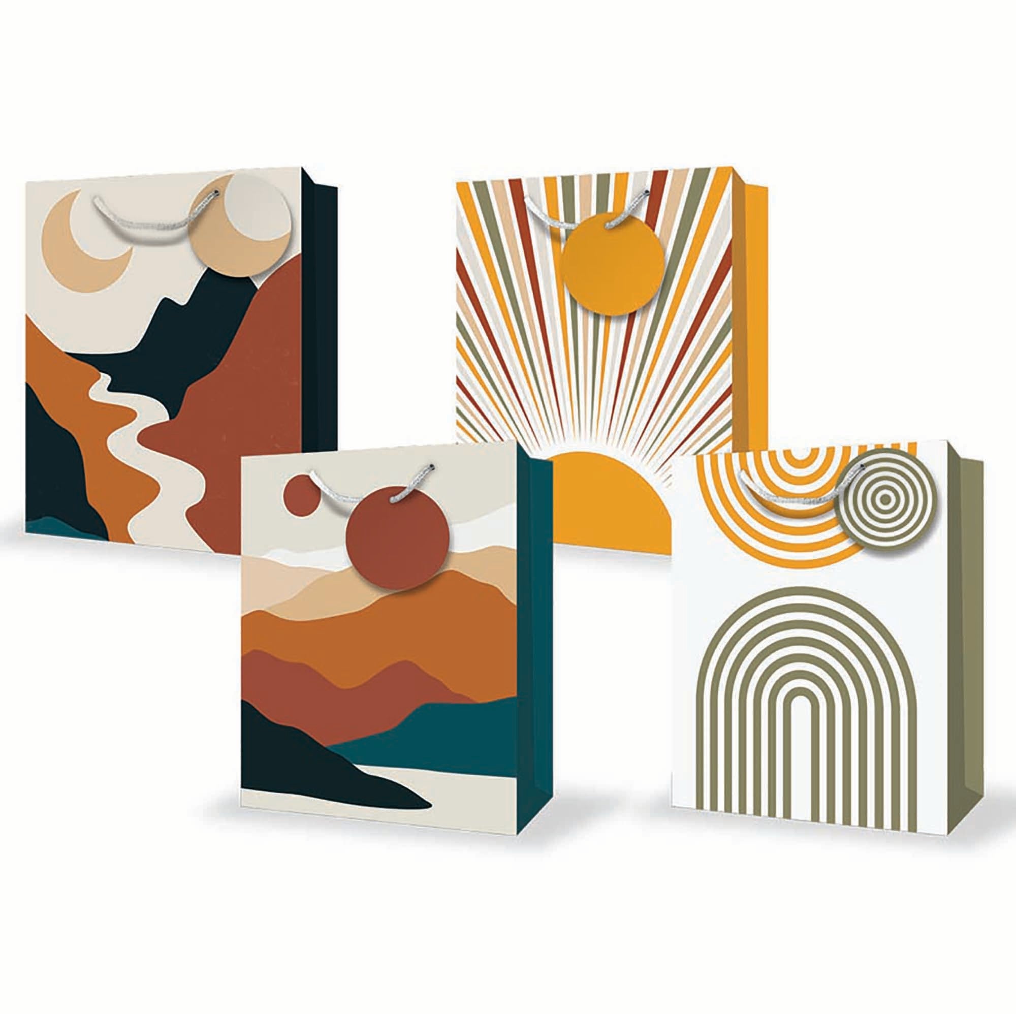 Mill Brook Gift Bag - Modern Vogue Large 10.5x12.75x5.5in