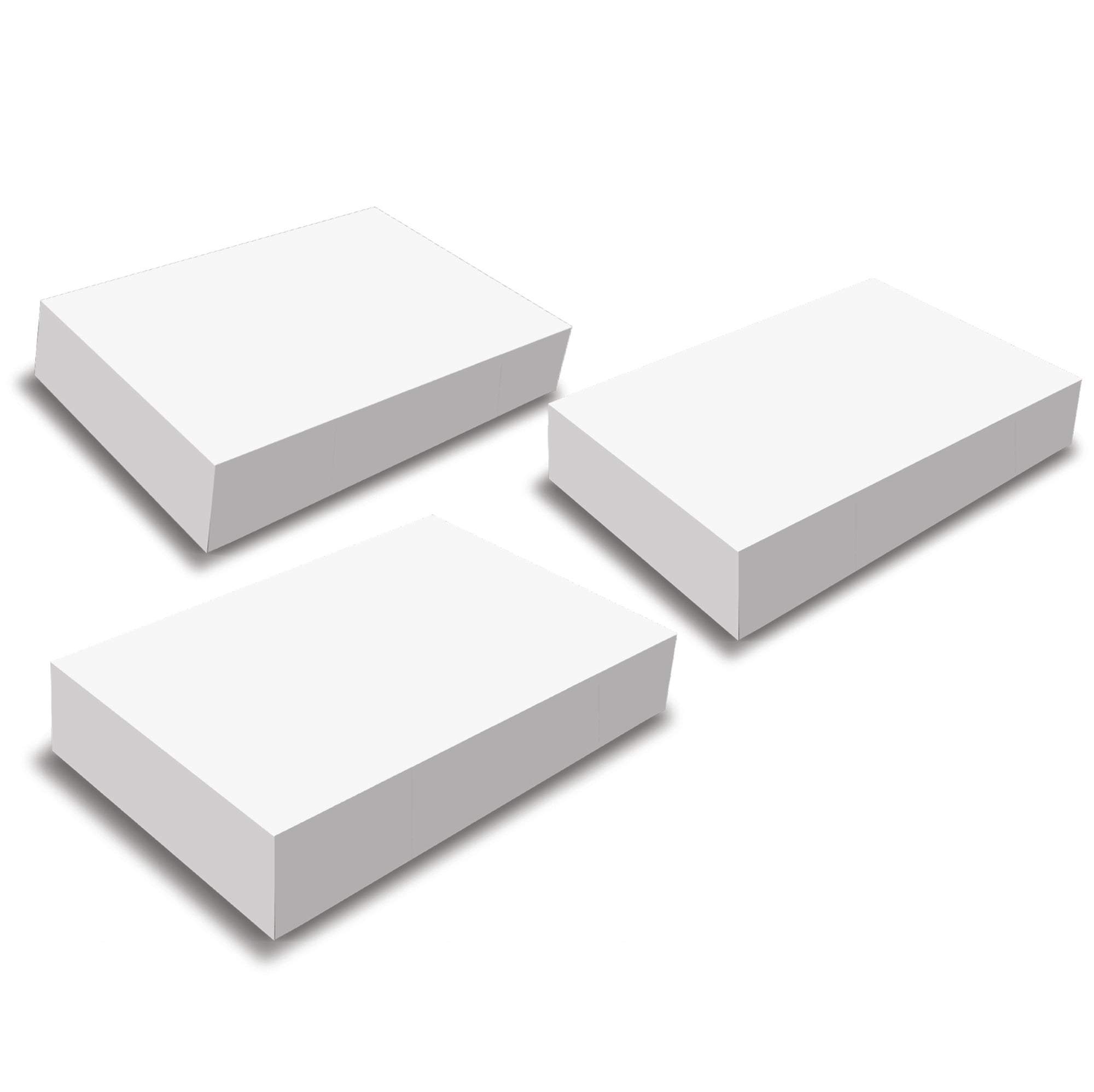 Mill Brook 3 White Gift Boxes - Foldable 14.8x9.5x1.94in