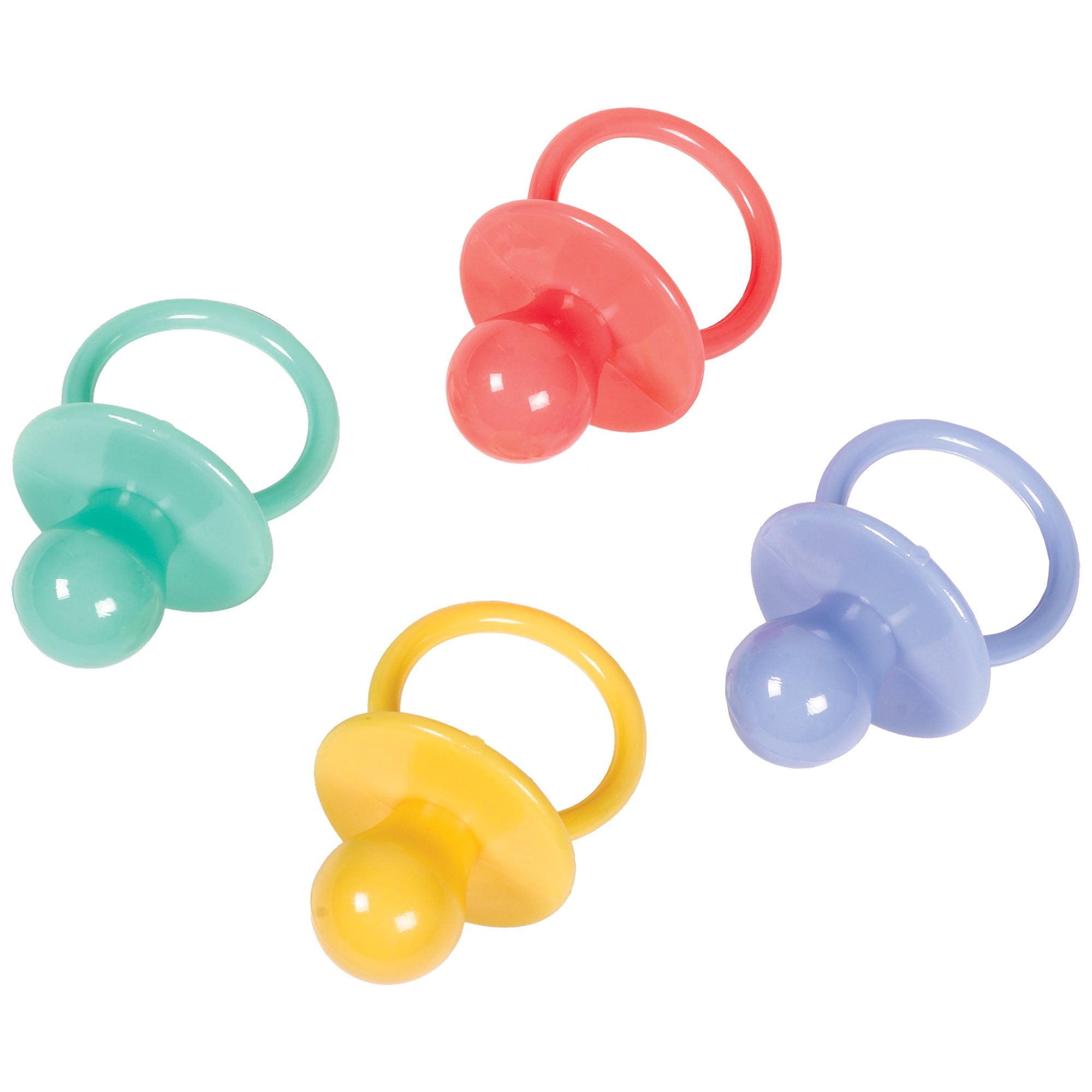 8 Large Pacifiers Favors   2.375x1.375in Multi