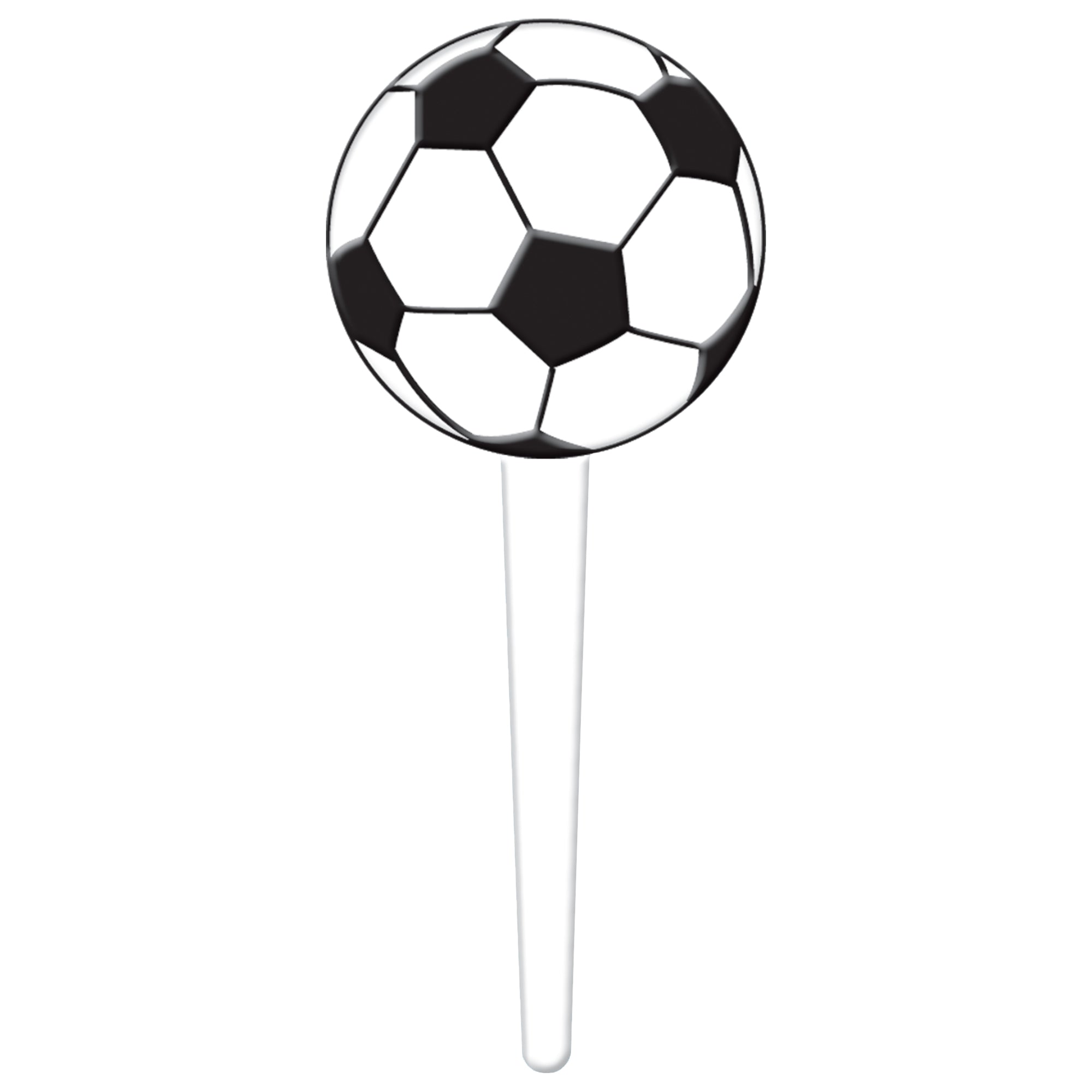 Soccer 36 Plastic Picks 3in