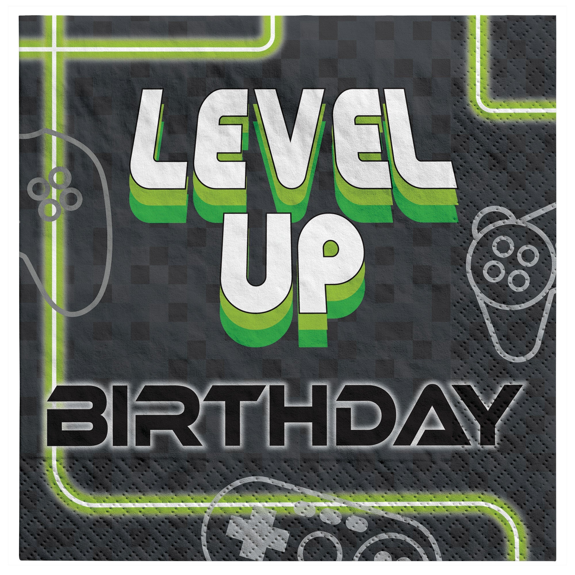 Level Up 16 Luncheon Napkins 12.875x12.875in