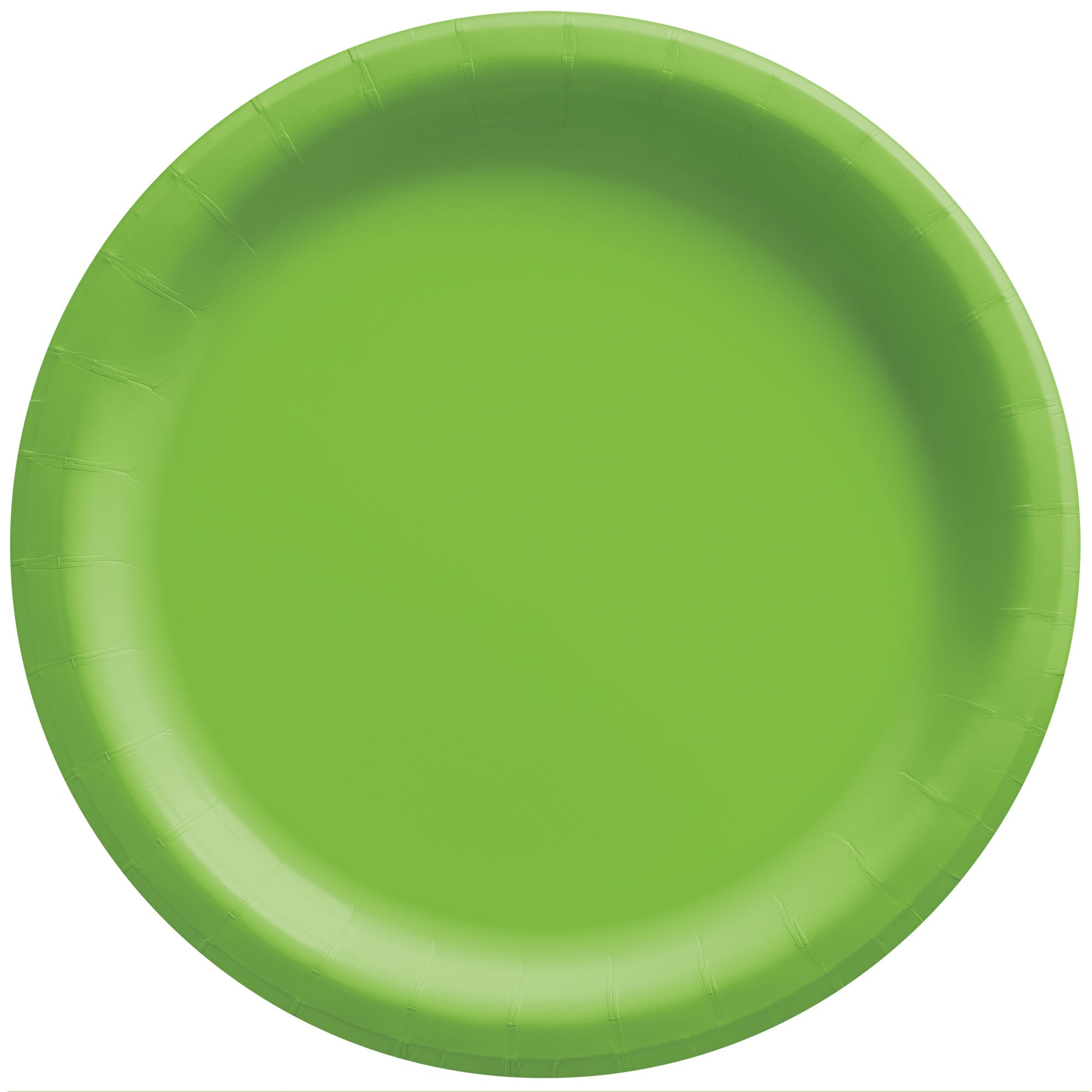 Round Paper Plates  Kiwi  20 pcs  6.75in