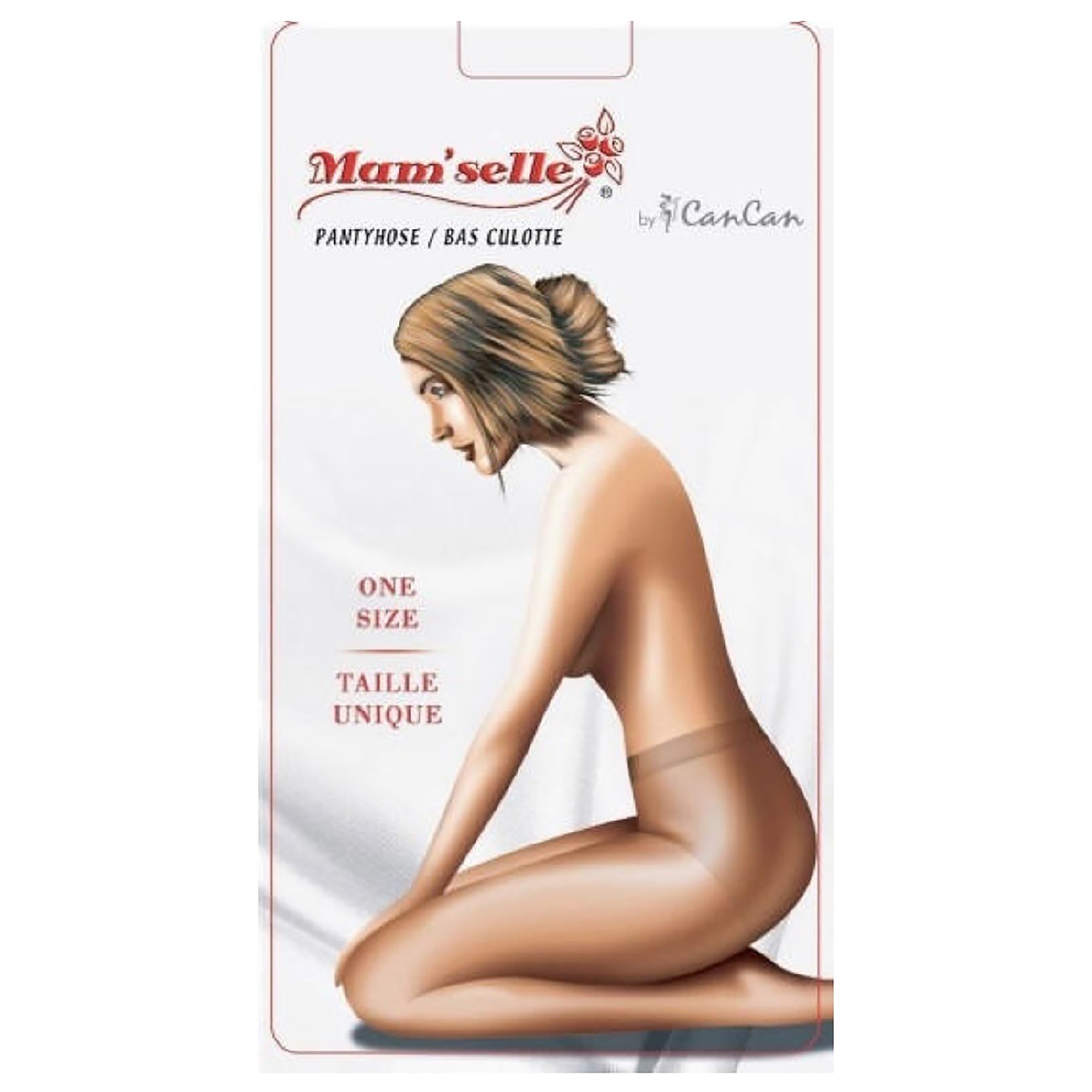Mam'selle Panty Hose - Beige 20 Denier - One Size (100-150lbs)