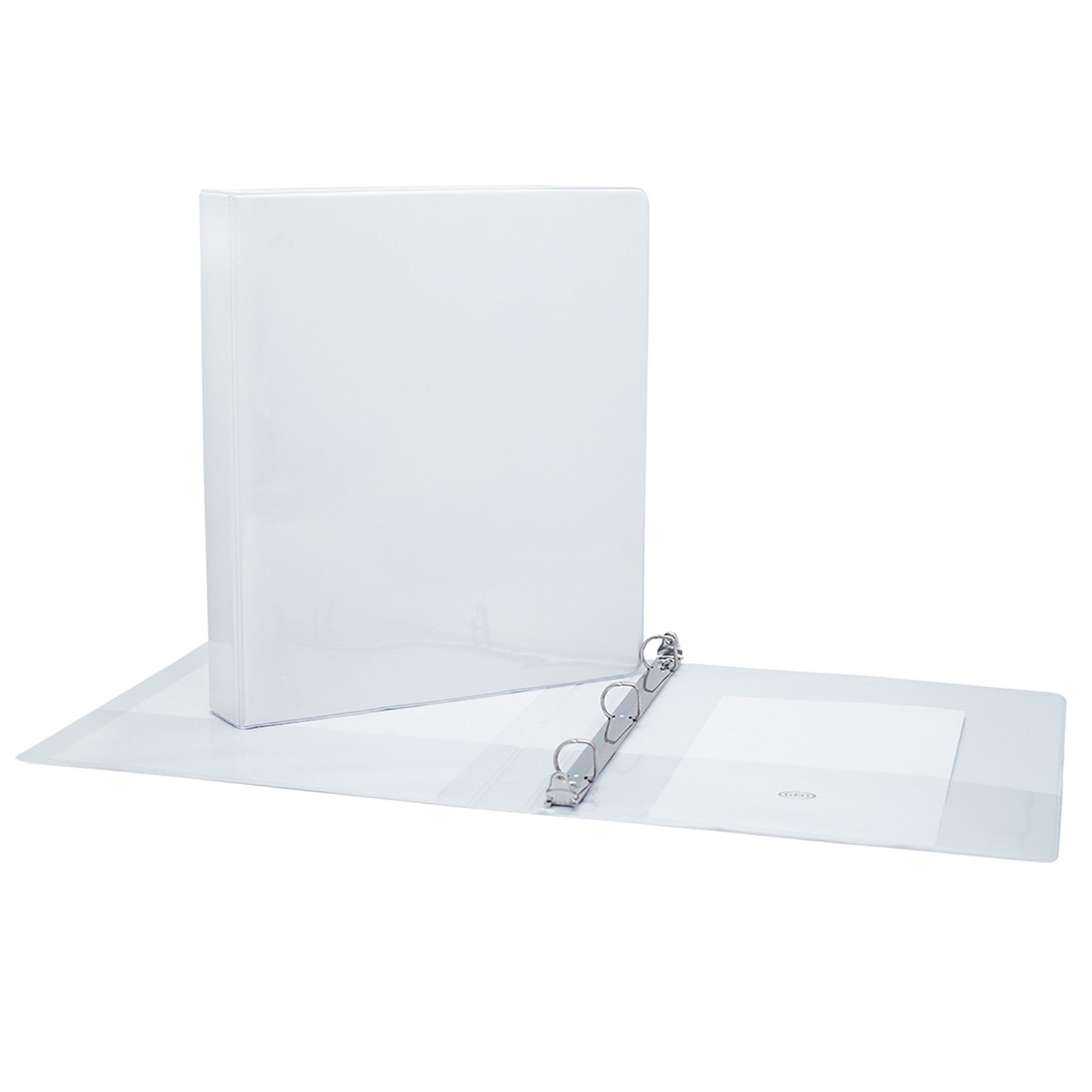 GEO Presentation Binder D-Ring White 1in