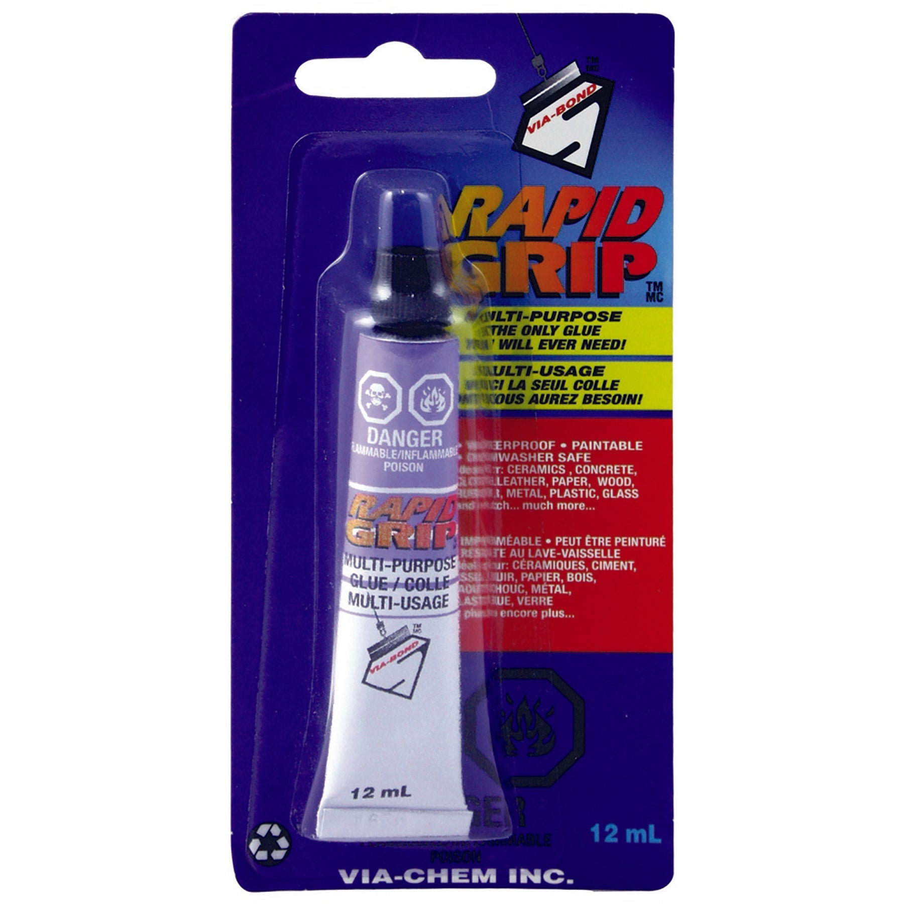 Viachem Rapid Grip Adhesive 0.06oz (12ml)