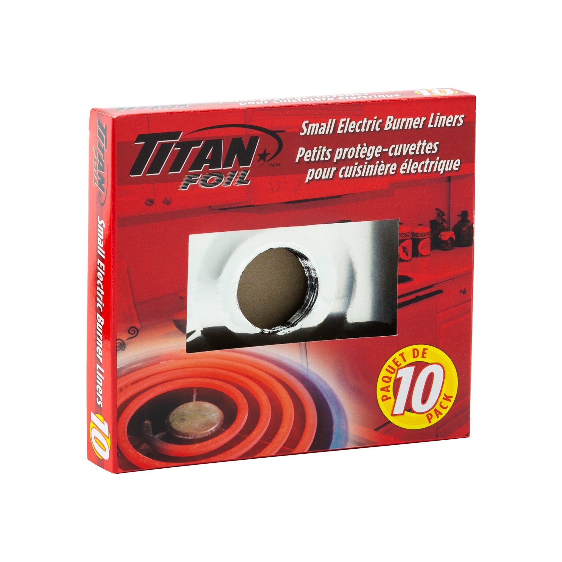 Titan 10 Small  Aluminium Electric Burner Liners