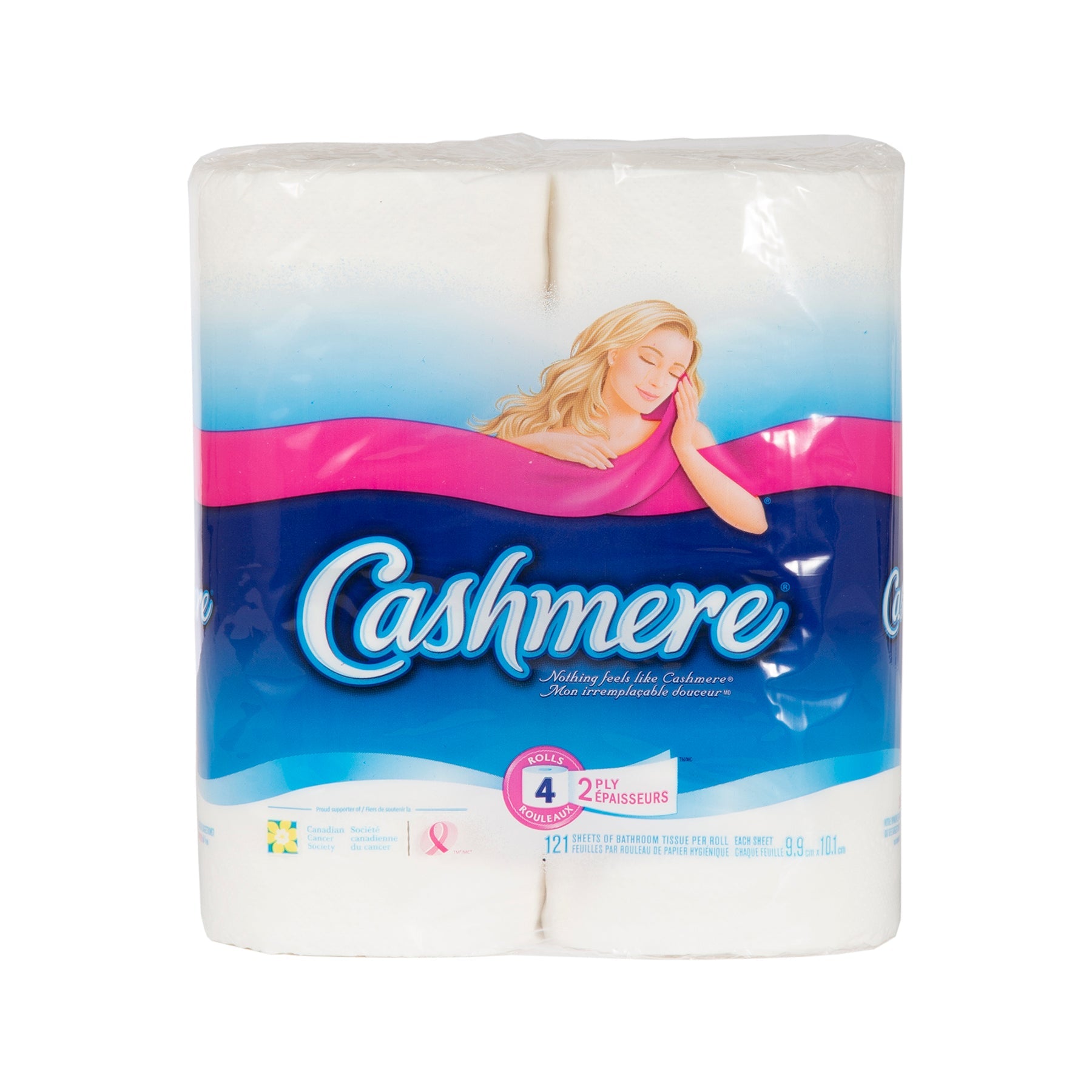 Cashmere 4 Rolls/ Pk of Toilet Tissue 121 sheet / roll