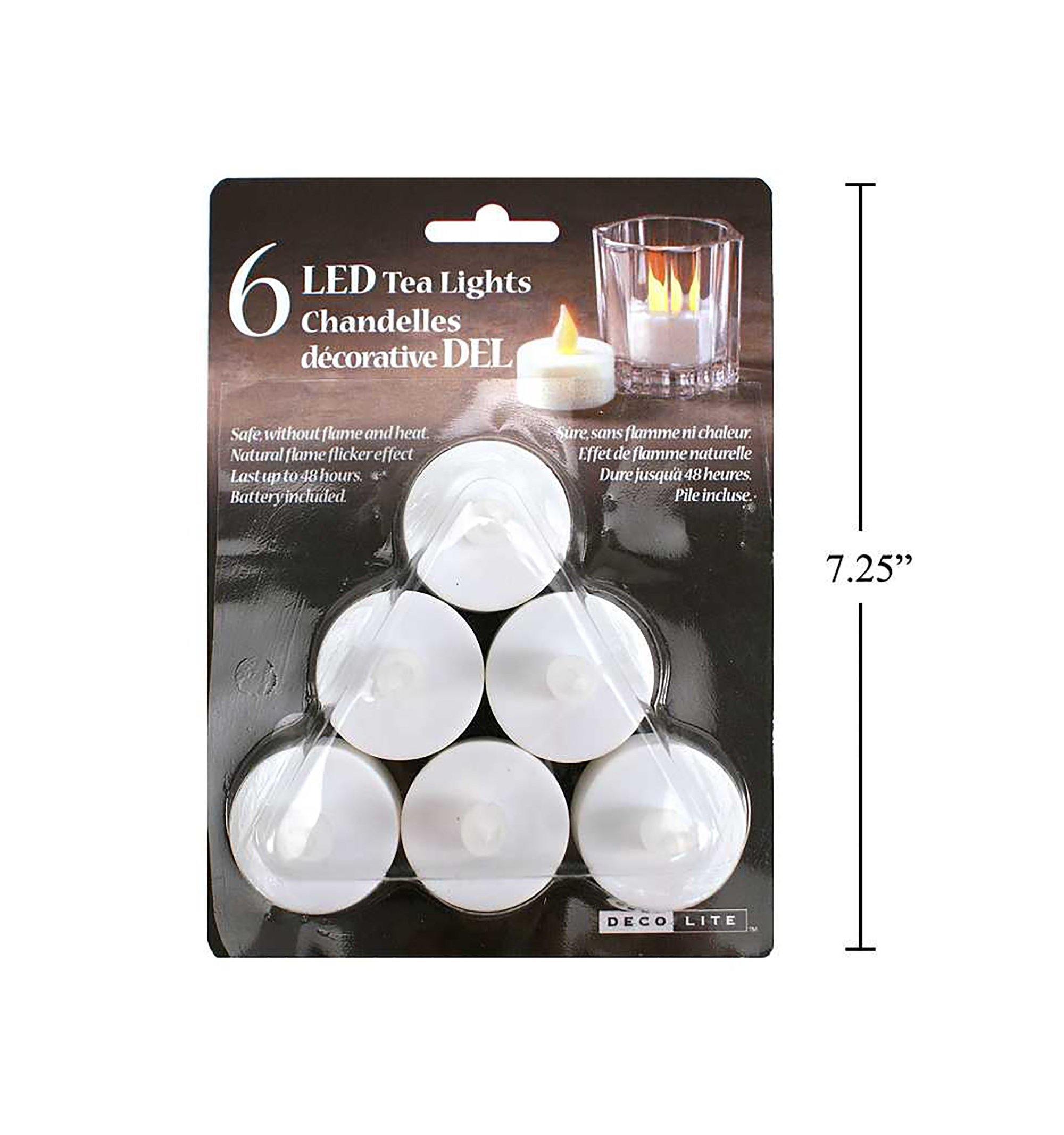 Deco Lite 6-Pc Led Tealight - Dollar Max Dépôt