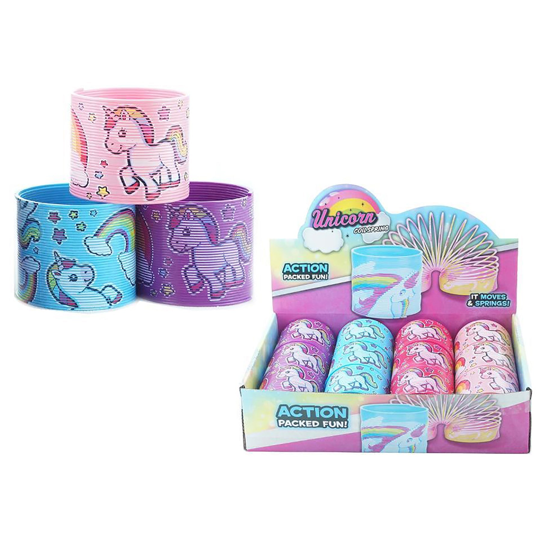 Unicorn Plastic Magic Spring 3in