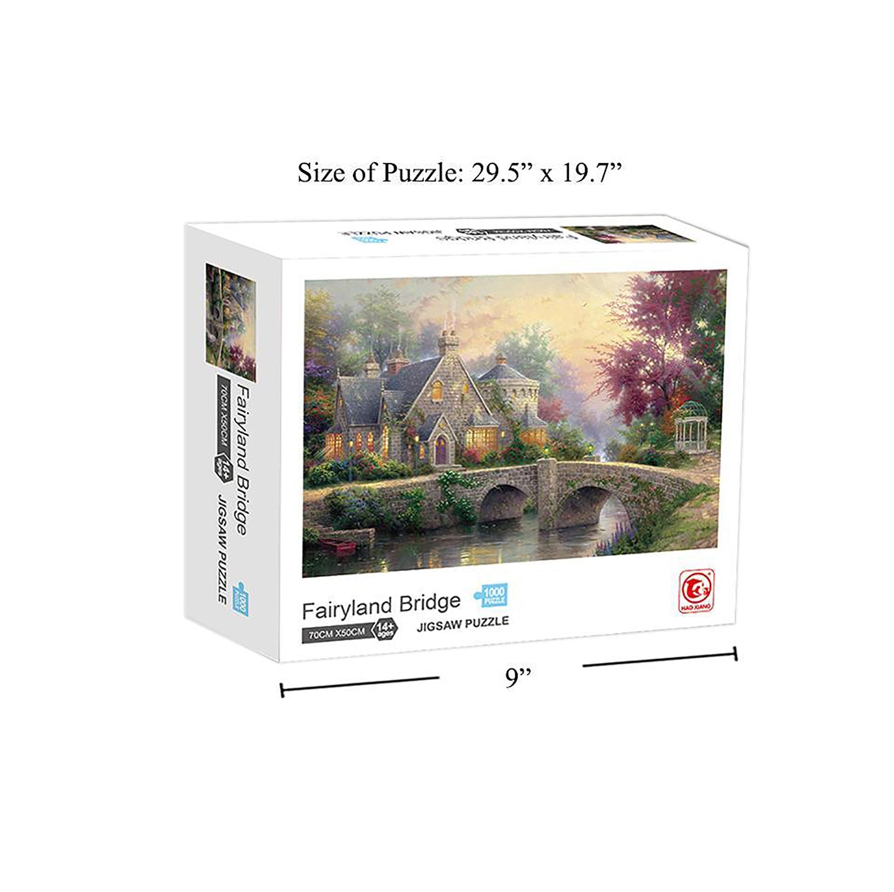 1000pcs Puzzle Fairland Bridge 29.5x19.7in