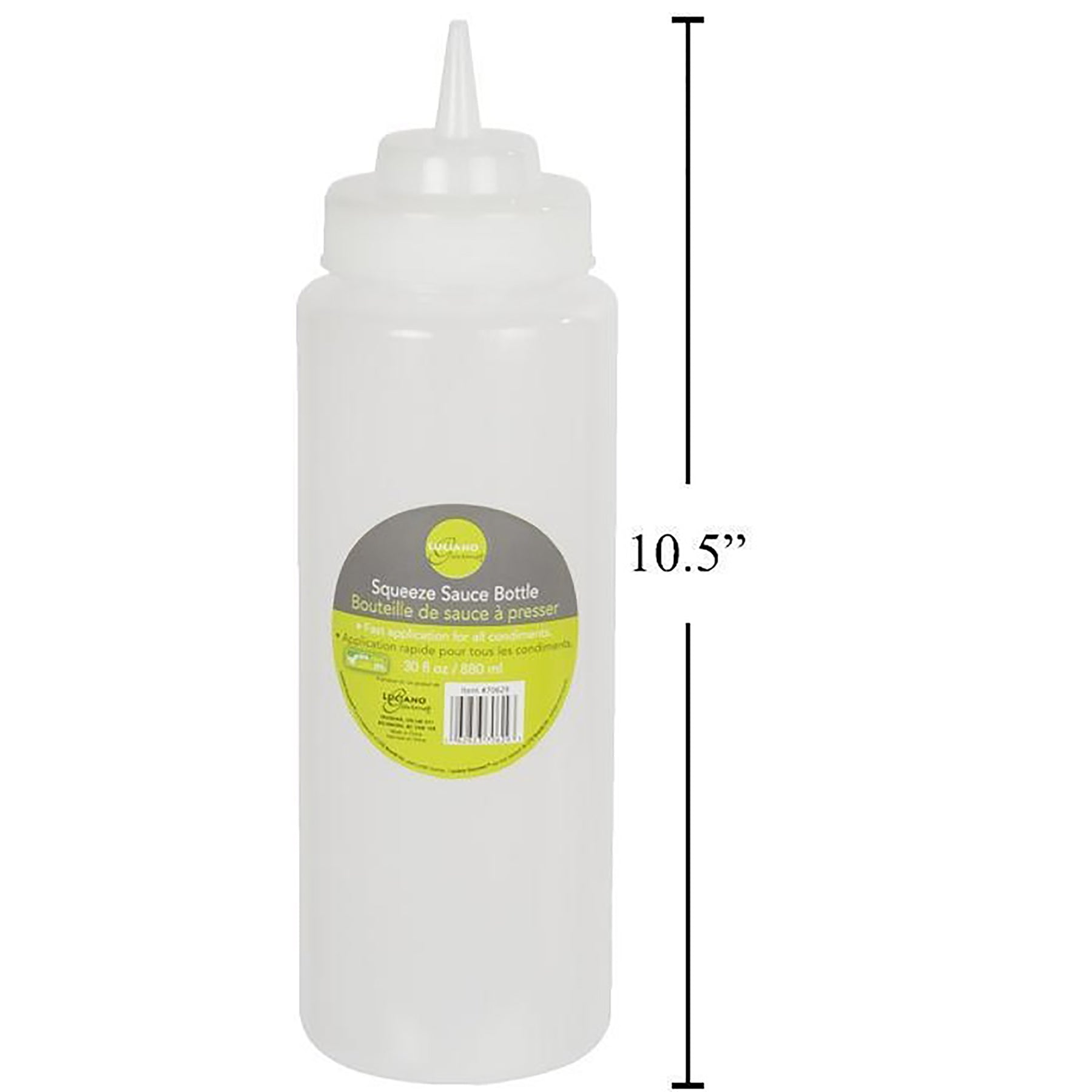 Luciano Gourmet Squeeze Plastic Bottle 30oz