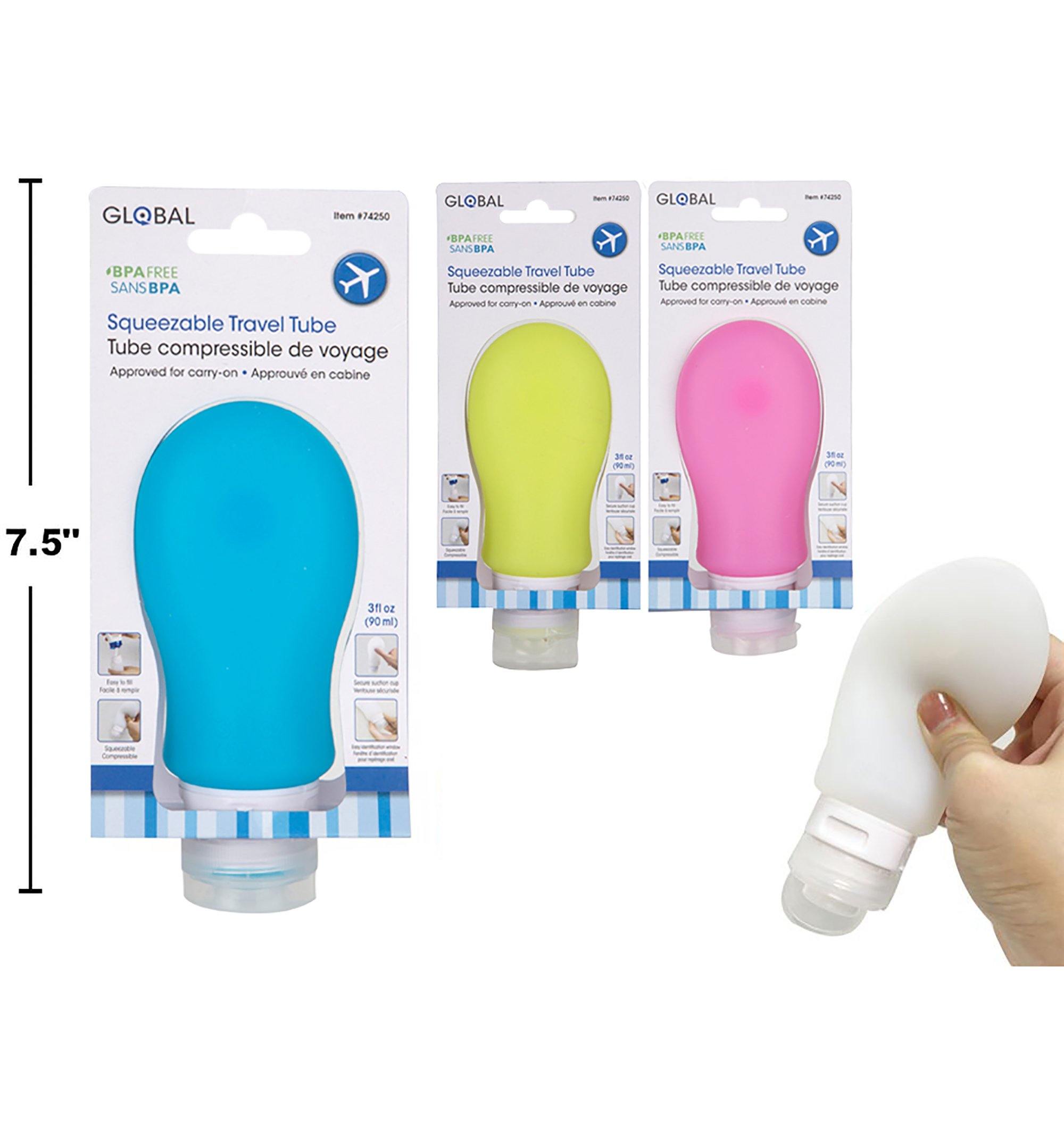 Global 90Ml Squeezable Travel Tube - Dollar Max Dépôt