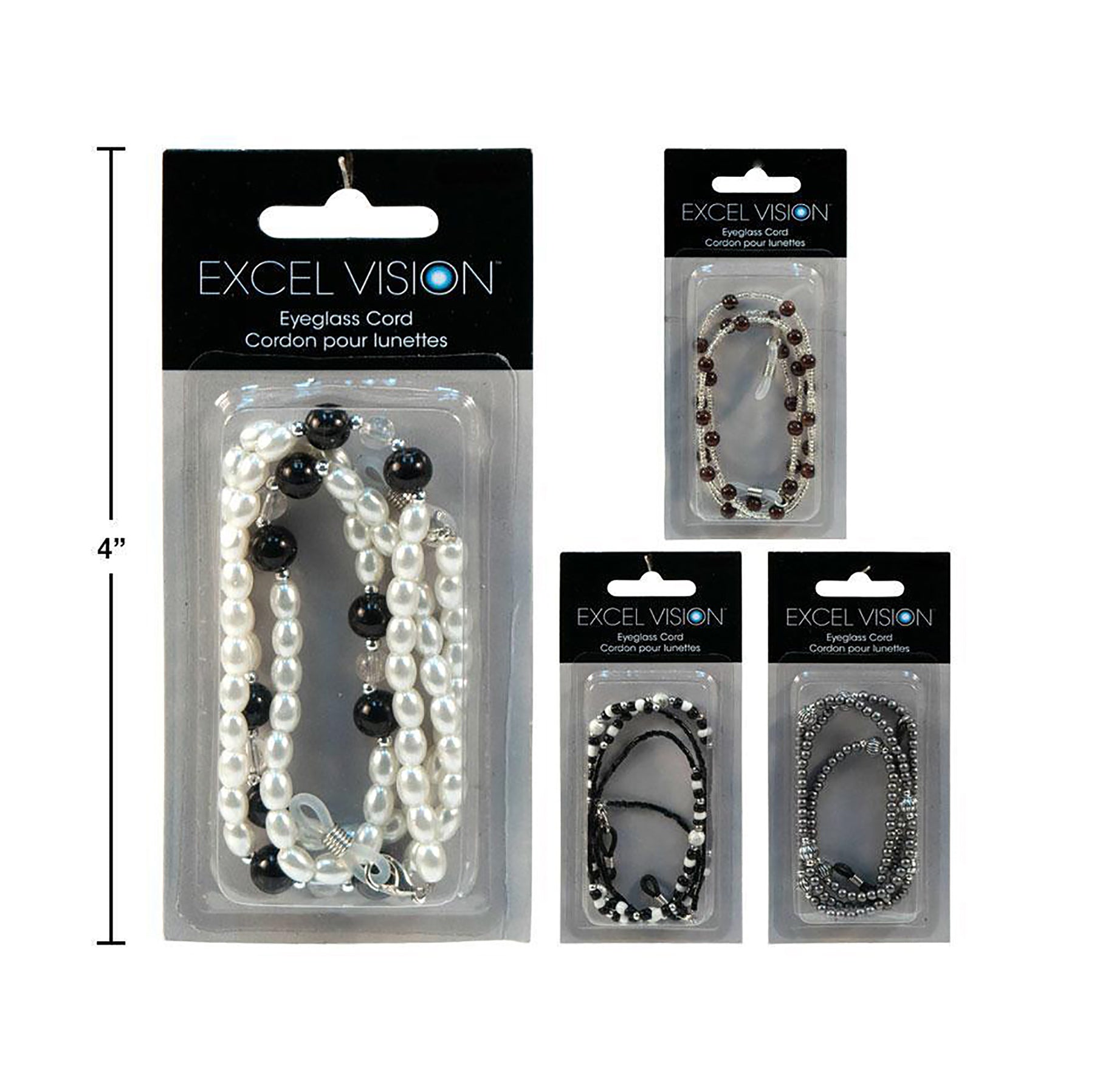 Excel Vision Beaded Eyeglass Cord