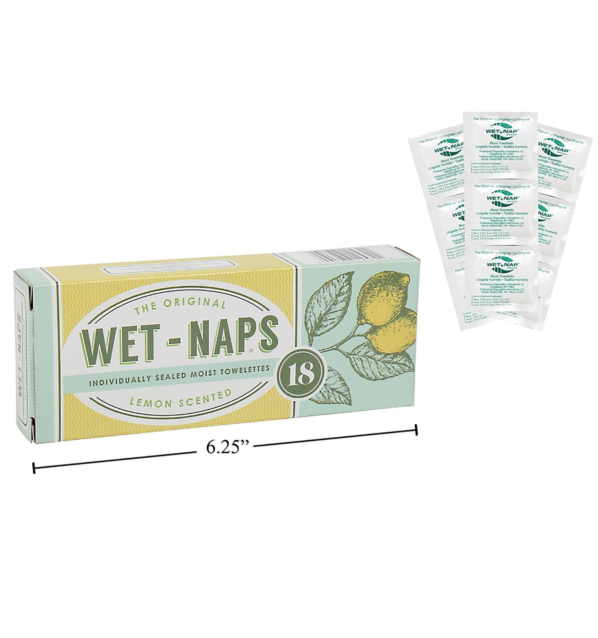 Wet-Naps 18-Pc 7.75X5" Lemon Scnt - Dollar Max Dépôt