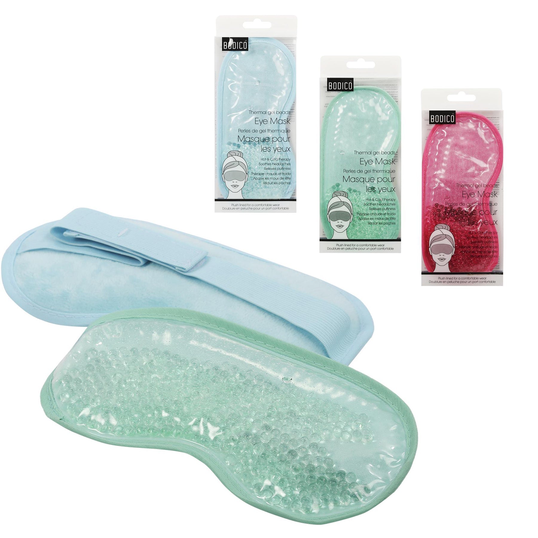 Bodico Gel Beads Eye Mask with Plush Back