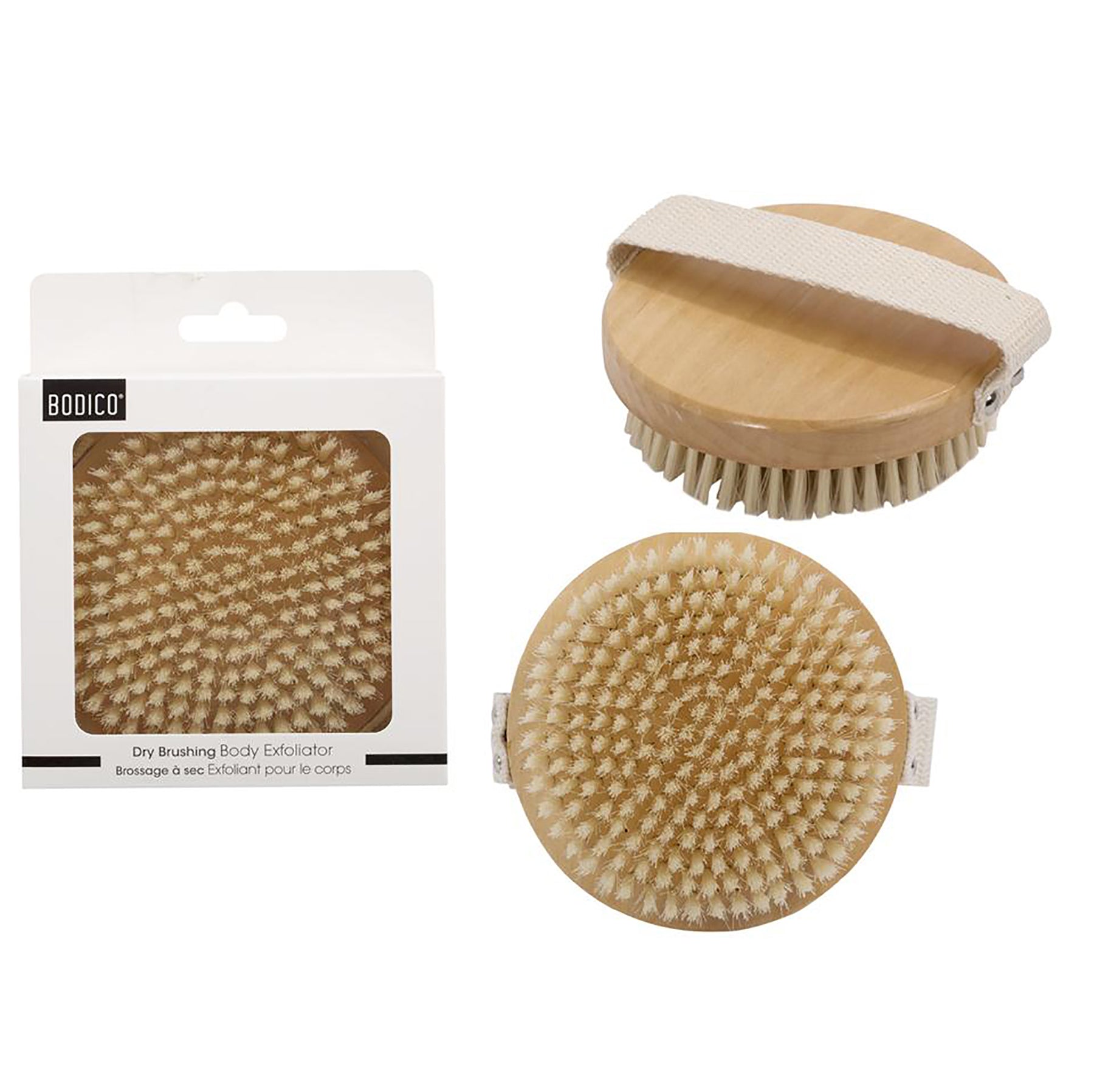 Bodico Dry Brushing Exfoliater 4.3in dia.