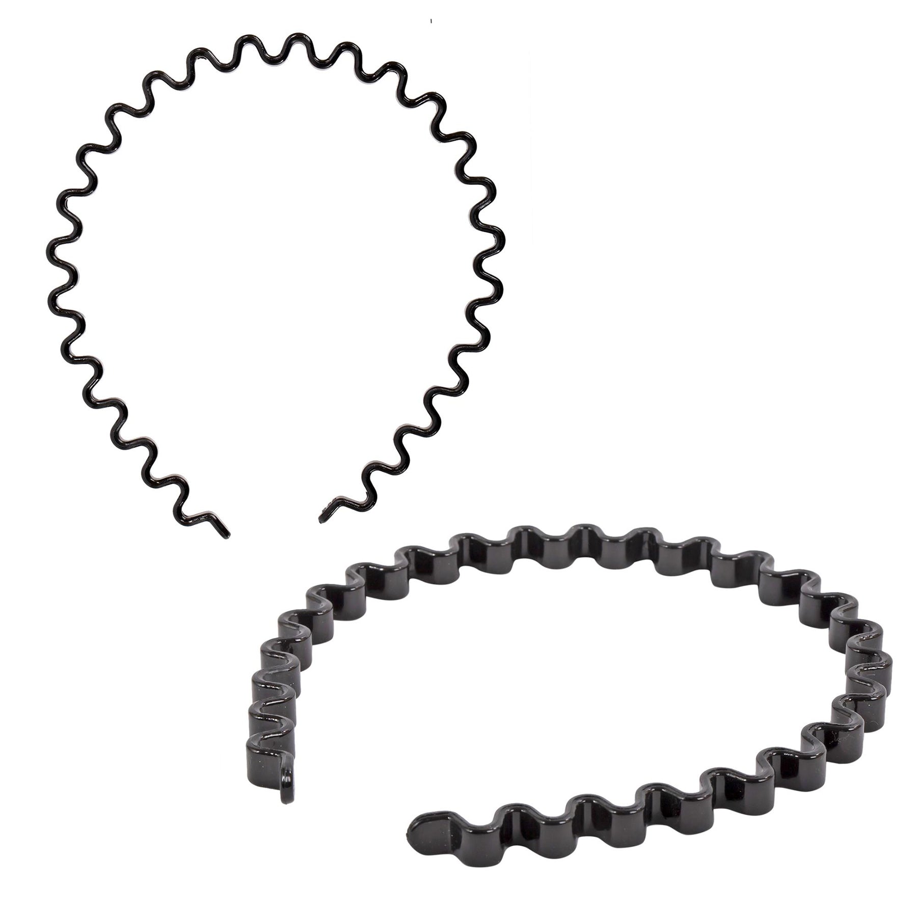 Stylin G Wavy Black Headband