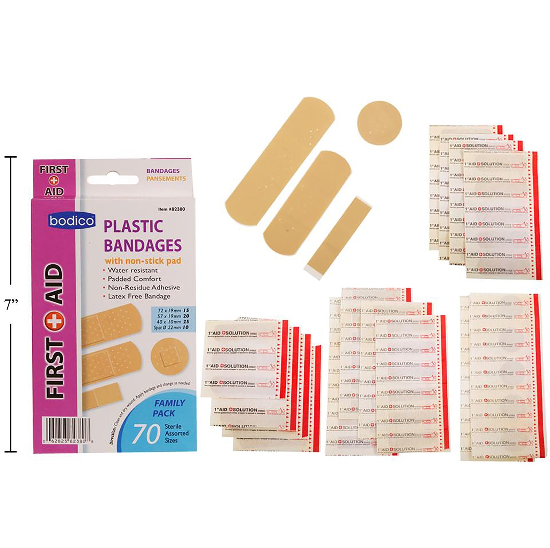 Bodico 70 Pvc Bandages Assorted Sizes