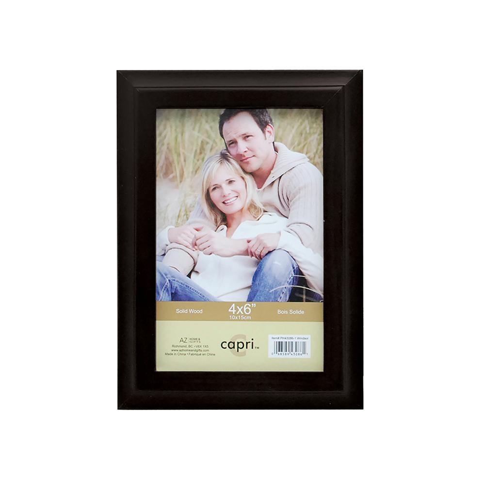 Windsor 4X6In Wood Frame-Black - Dollar Max Depot