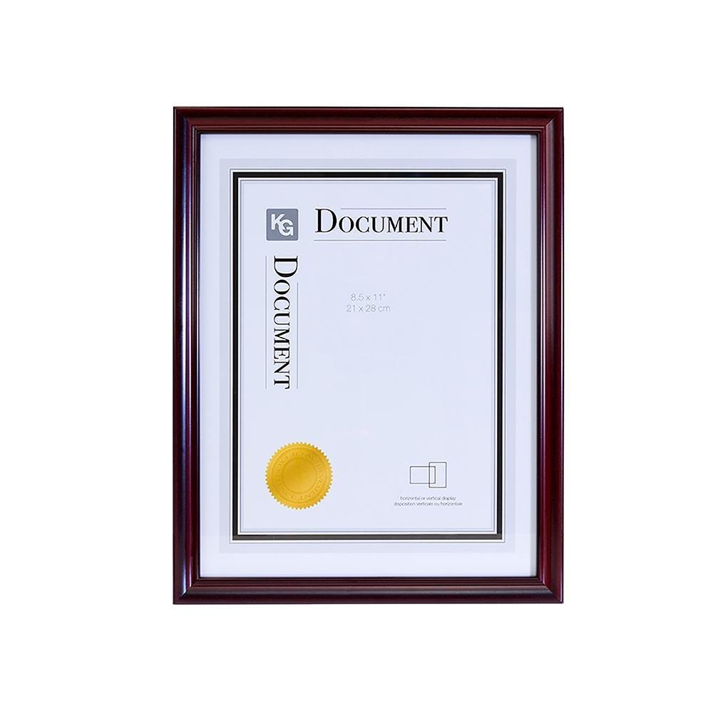 Harper Document Frame 8.5X11In Dark Brown - Dollar Max Depot