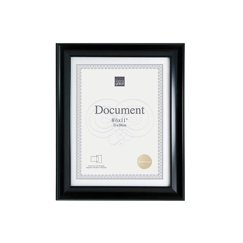 Reagan 8.5X11 Document Frame Black - Dollar Max Depot