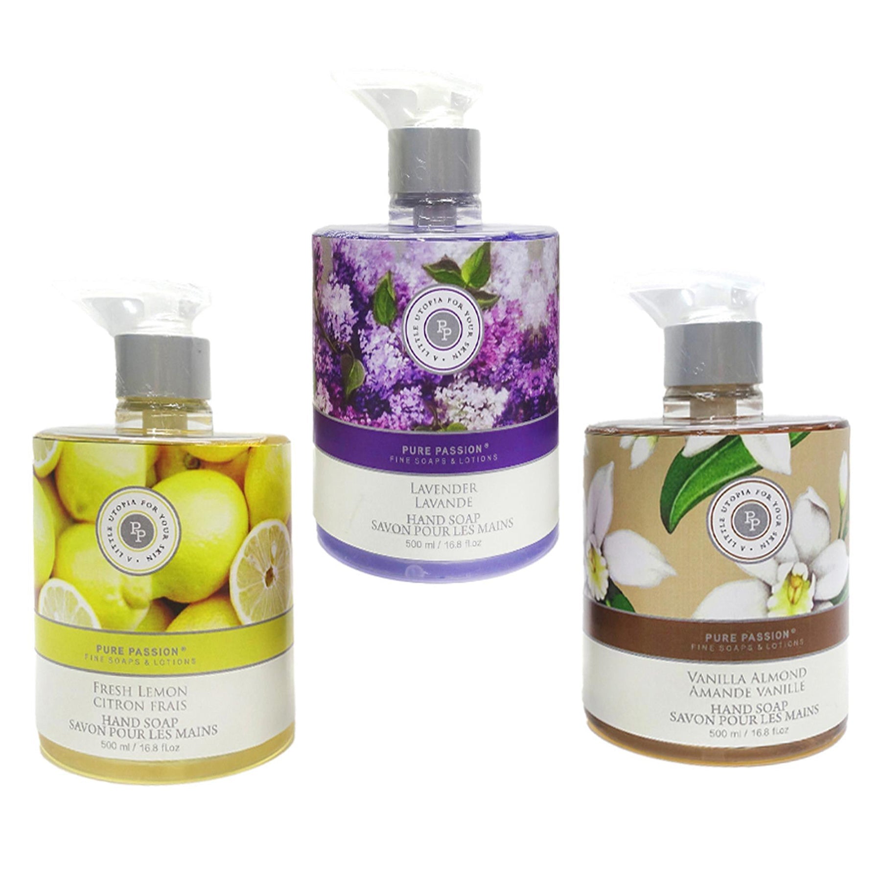 Pure Passion Hand Soap Matte Pump 16.8oz (500ml)