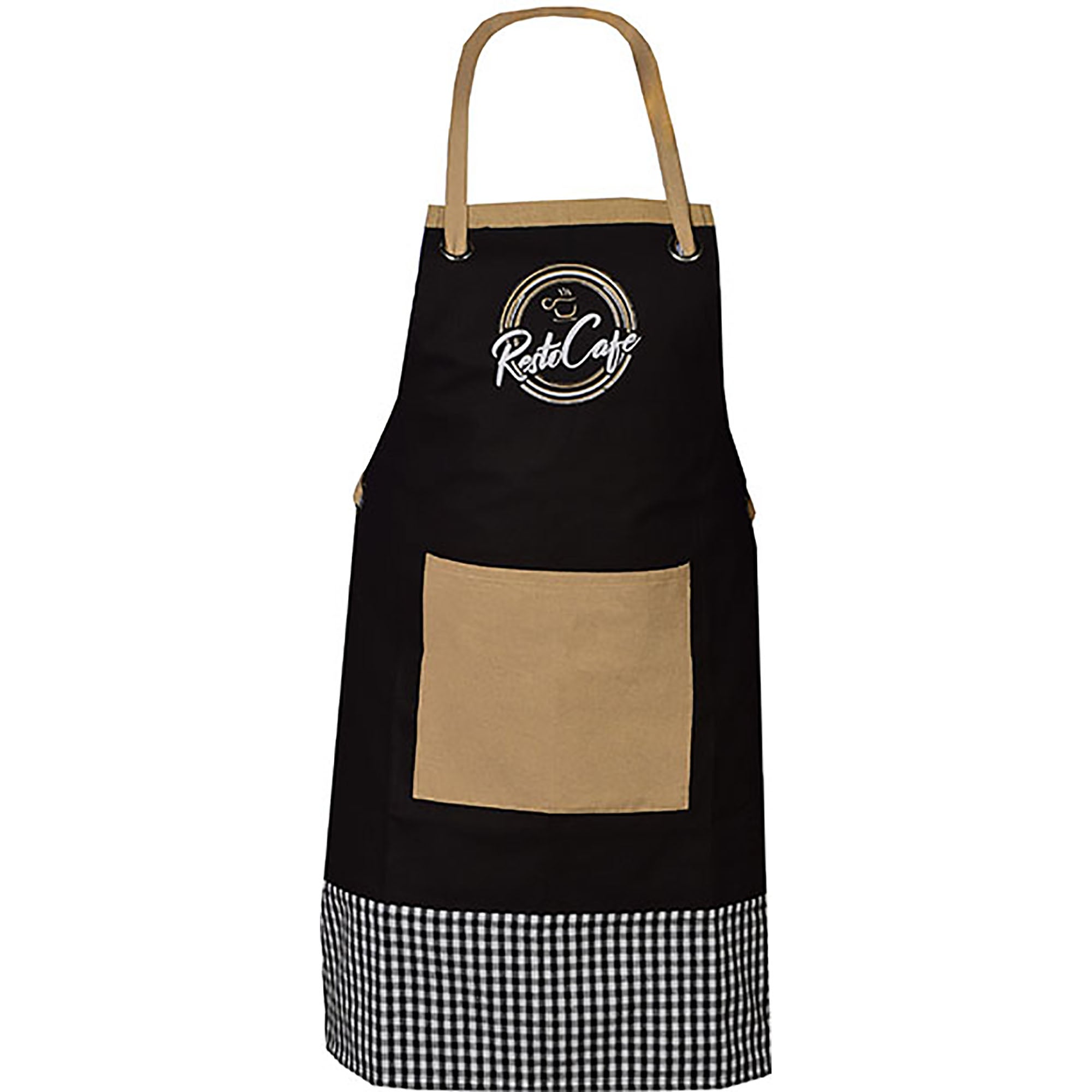 Resto Café Apron with Pocket 80% Cotton/20% Polyester 32L x 23.5in