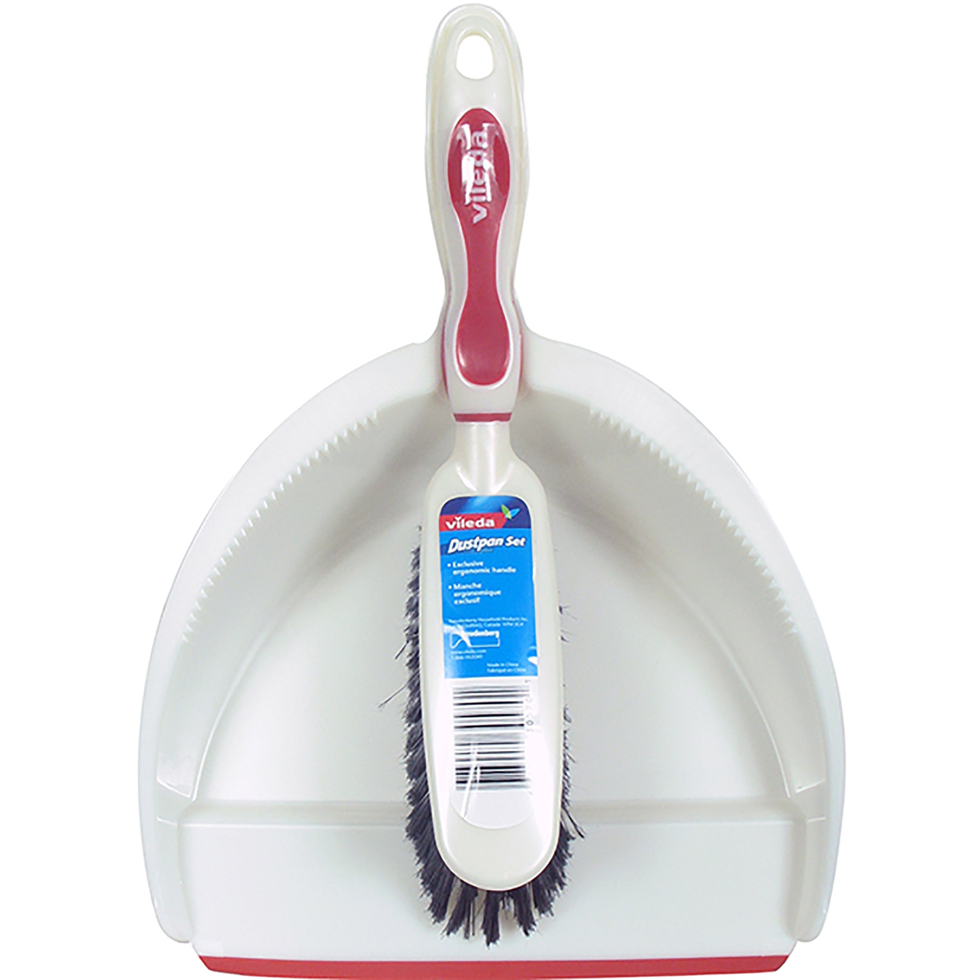 Vileda Dust Pan and Brush - Plastic 13x9.25in
