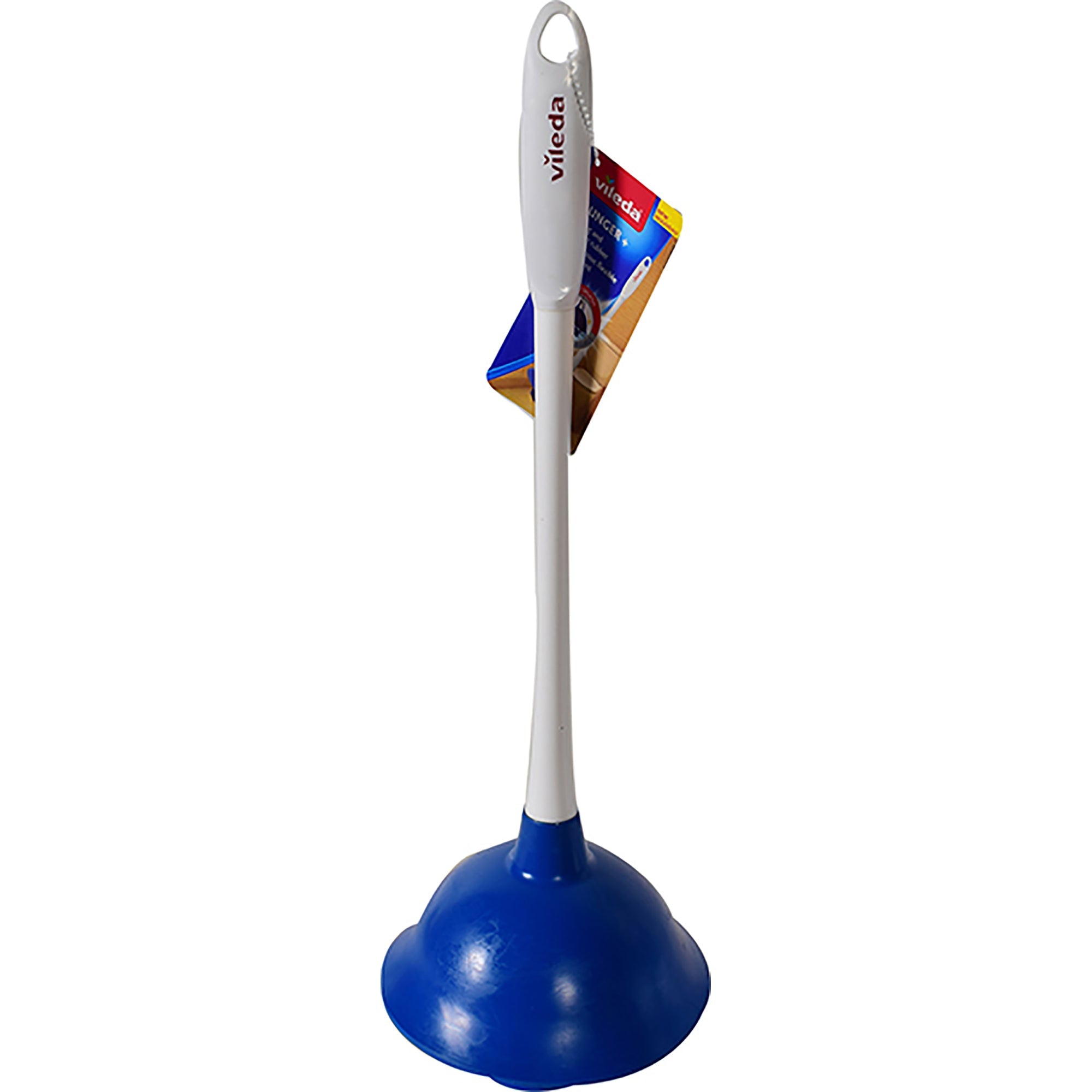 Vileda Toilet Plunger Plastic Handle - Caoutchouc 18.5x6.5in